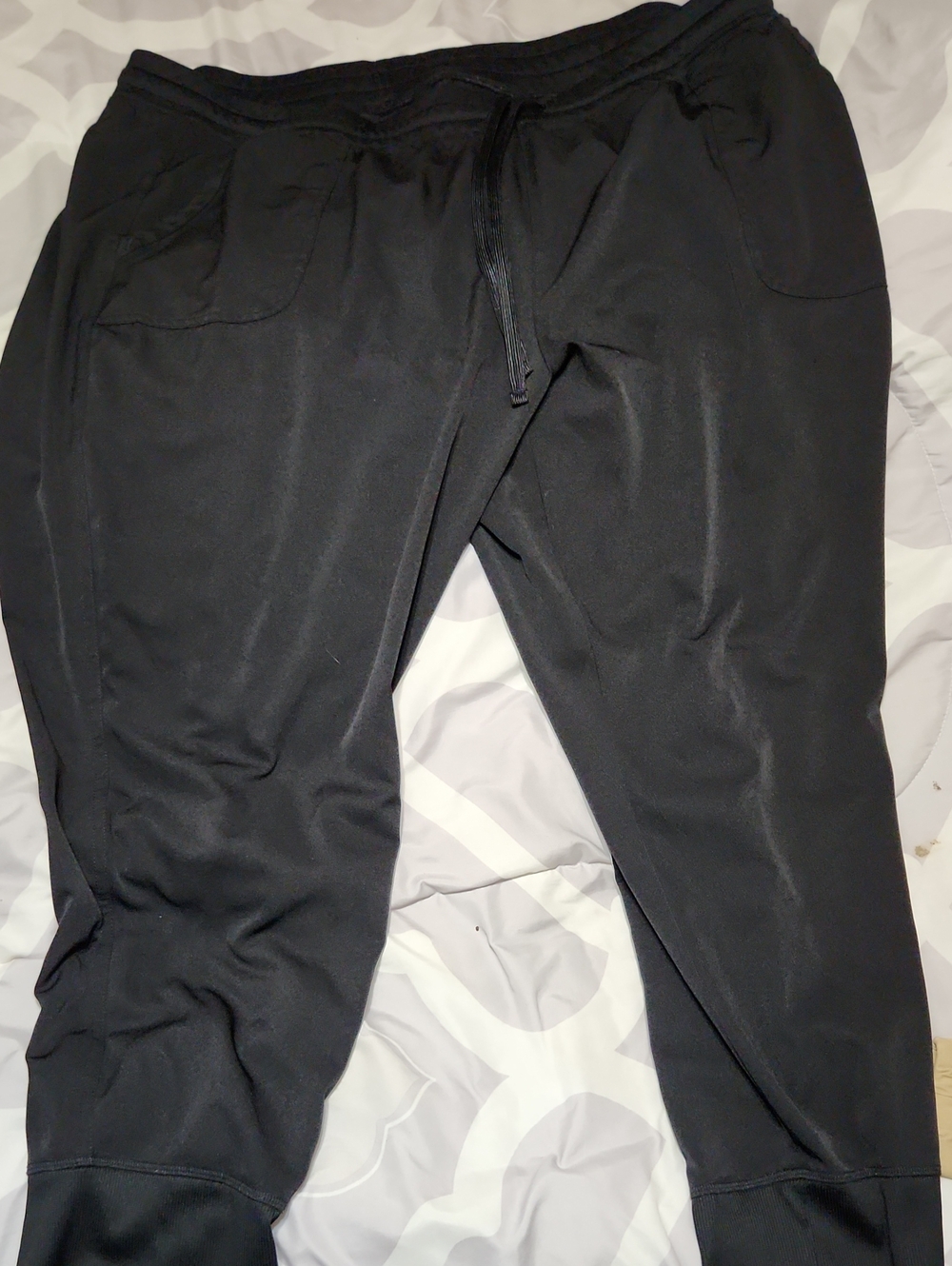 Women's Black Athletic Jogger Pants